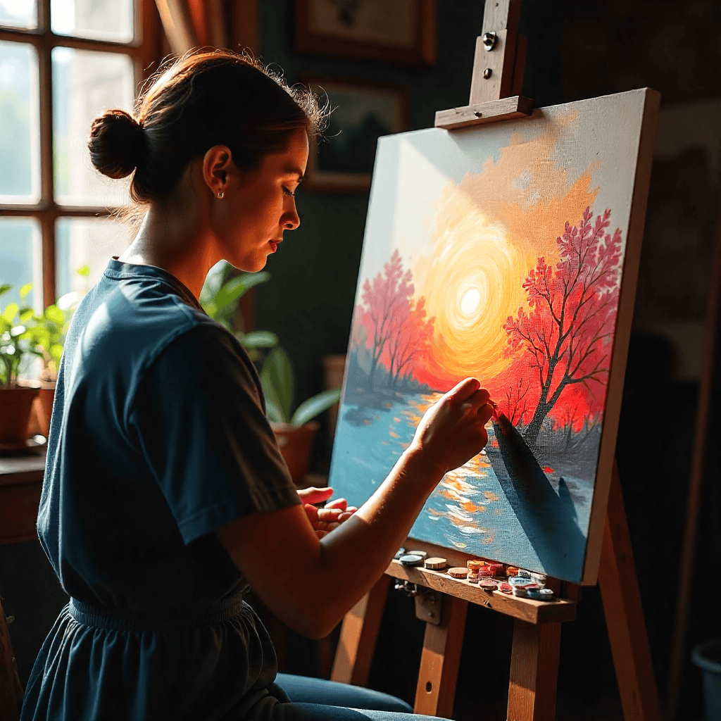 Handonestore student painting